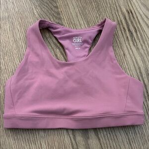 Athleta Girls Mauve Sports Bra